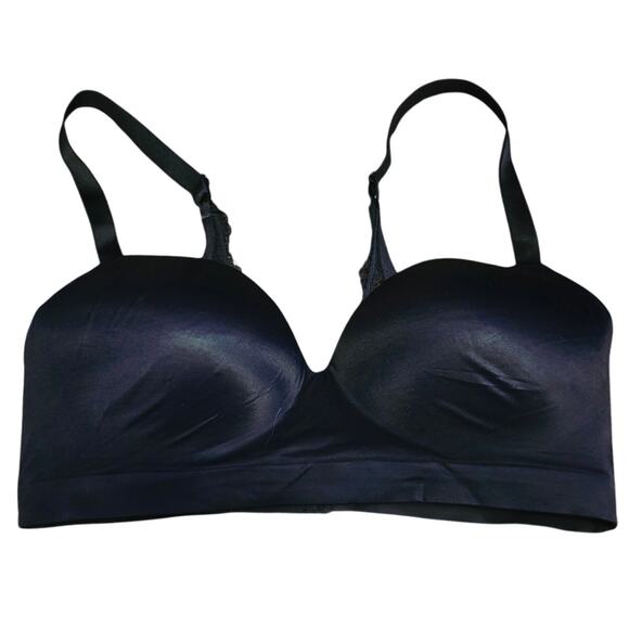 Soma black enbliss luxe wireless lace J hook bra 38C - Picture 1 of 3